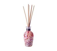 Amelia Art Glass Reed Diffuser Dome - Pink, Peach & White