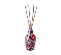 Amelia Art Glass Reed Diffuser Dome - Red, Black & White
