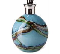 Amelia Art Glass Reed Diffuser Large Sphere in Blue & Multi Colour (Oceanic)