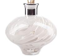 Amelia Art Glass Reed Diffuser Oval in Pearl White, REM04W-A