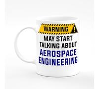Amelia Gould Apparel Aerospace Engineering May Start Talking About Warning Present Name Mug Gift 11oz Ceramic Coffee Tea Cup Engineer