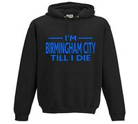 Amelia Gould Apparel Birmingham City Till I DIE Premium Mens Hoodie XX-Large Black