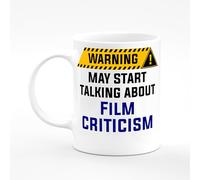 Amelia Gould Apparel Film Criticism May Start Talking About Warning Present Mug Gift 11oz Ceramic Coffee Tea Cup Work Funny