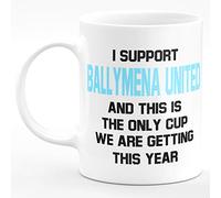 Amelia Gould Apparel I Support Ballymena United and this is the only CUP we are getting this year - Gift for him her 11oz Premium Grade Mug