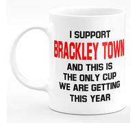 Amelia Gould Apparel I Support Brackley Town and This is The only Cup we are Getting This Year - Gift for him her 11oz Premium Grade Mug