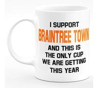 Amelia Gould Apparel I Support Braintree Town and This is The only Cup we are Getting This Year - Gift for him her 11oz Premium Grade Mug