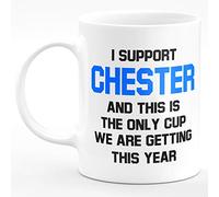 Amelia Gould Apparel I Support Chester and this is the only CUP we are getting this year - Gift for him her 11oz Premium Grade Mug
