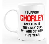 Amelia Gould Apparel I Support Chorley and This is The only Cup we are Getting This Year - Gift for him her 11oz Premium Grade Mug