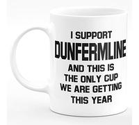 Amelia Gould Apparel I Support Dunfermline and This is The only Cup we are Getting This Year - Gift for him her 11oz Premium Grade Mug