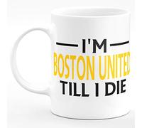 Amelia Gould Apparel I'm Boston United Till I DIE Premium Grade Mug Gift 11oz