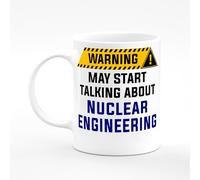 Amelia Gould Apparel Nuclear Engineering May Start Talking About Warning Present Name Mug Gift 11oz Ceramic Coffee Tea Cup Engineer