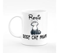 Amelia Gould Apparel Rosie Best CAT Mum Kitten Love Friend Name Mug Gift 11oz Ceramic Coffee Tea Cup