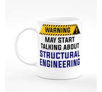 Amelia Gould Apparel Structural Engineering May Start Talking About Warning Present Name Mug Gift 11oz Ceramic Coffee Tea Cup Engineer