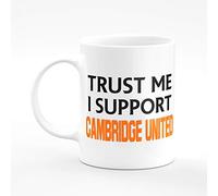 Amelia Gould Apparel Trust me I support Cambridge United - Gift for him her 11oz Premium Grade Mug