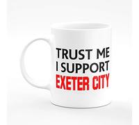 Amelia Gould Apparel Trust me I support Exeter City - Gift for him her 11oz Premium Grade Mug