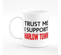 Amelia Gould Apparel Trust me I Support Harlow Town - Gift for him her 11oz Premium Grade Mug