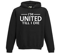 Amelia Gould Apparel United Till I DIE Premium Mens Hoodie X-Large Black/White