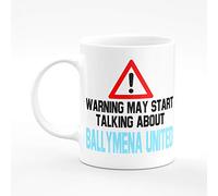 Amelia Gould Apparel Warning May Start Talking About Ballymena United - Gift for him her 11oz Premium Grade Mug