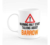 Amelia Gould Apparel Warning may start talking about Barrow - Gift for him her 11oz Premium Grade Mug