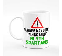 Amelia Gould Apparel Warning may start talking about Blyth Spartans - Gift for him her 11oz Premium Grade Mug