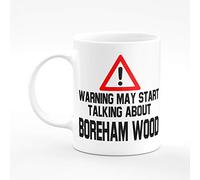 Amelia Gould Apparel Warning May Start Talking About Boreham Wood - Gift for him her 11oz Premium Grade Mug