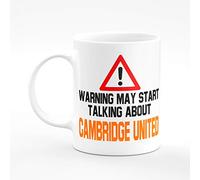Amelia Gould Apparel Warning may start talking about Cambridge United - Gift for him her 11oz Premium Grade Mug
