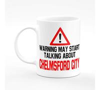 Amelia Gould Apparel Warning May Start Talking About Chelmsford City - Gift for him her 11oz Premium Grade Mug