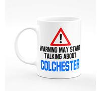 Amelia Gould Apparel Warning May Start Talking About Colchester - Gift for him her 11oz Premium Grade Mug