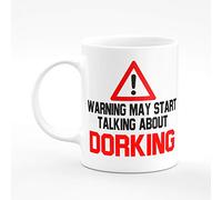 Amelia Gould Apparel Warning May Start Talking About Dorking - Gift for him her 11oz Premium Grade Mug