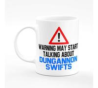 Amelia Gould Apparel Warning May Start Talking About Dungannon Swifts - Gift for him her 11oz Premium Grade Mug