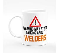 Amelia Gould Apparel Warning may start talking about Harland & Wolff Welders - Gift for him her 11oz Premium Grade Mug