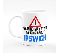 Amelia Gould Apparel Warning may start talking about Ipswich - Gift for him her 11oz Premium Grade Mug