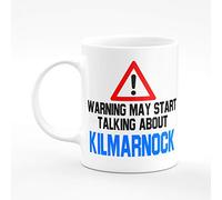 Amelia Gould Apparel Warning may start talking about Kilmarnock - Gift for him her 11oz Premium Grade Mug