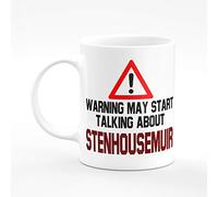 Amelia Gould Apparel Warning May Start Talking About Stenhousemuir - Gift for him her 11oz Premium Grade Mug