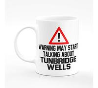 Amelia Gould Apparel Warning May Start Talking About Tunbridge Wells - Gift for him her 11oz Premium Grade Mug