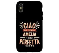 Amelia Idea Regalo Personalizzata Amica Nome Divertente Case for iPhone X/XS