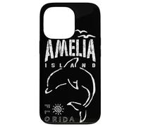 Amelia Island Florida Dolphin, Beach, Aquatic, Marine Case for iPhone 13 Pro