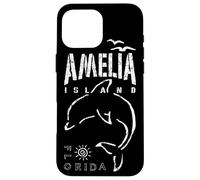 Amelia Island Florida Dolphin, Beach, Aquatic, Marine Case for iPhone 16 Pro Max