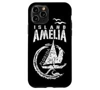 Amelia Island Florida Sailing Sailboat, Waves Case for iPhone 11 Pro