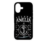 Amelia Island Florida Souvenir, Compass Rose Nautical Anchor Case for iPhone 17