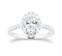Amelia Platinum 1.20cttw Diamond Engagement Ring - Ring Size K