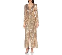 Amelia Rose Women's Wrap Maxi Bridesmaid Dress, Rose Gold, 12