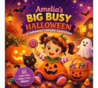 Amelia’s Big Busy Halloween: A Fun Costume Countdown - Learn The Days of the Week! (Three Hearts Personalized Name Series (Amelia))