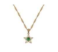Amelia Scott Gold Celeste Green Star Necklace - Gold