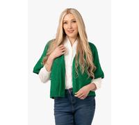 Amelia Short Sleeve Wool Blend Cardigan - Green Sarta Green One Size