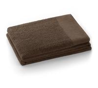 AmeliaHome 30x50 cm Guest Towel 100% Cotton Absorbent Brown Chocolate Amari