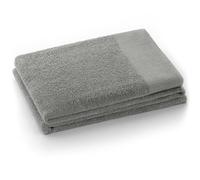 AmeliaHome 30x50 cm Guest Towel 100% Cotton Absorbent Steel Silver Grey Amari
