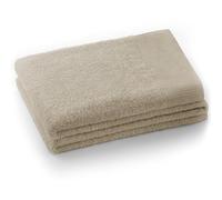 AmeliaHome 70x140 cm Bath Towel 100% Cotton Absorbent Beige Cappuccino Amari