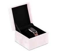 AmeliaHome Jewellery Box Storage Box Organiser 10.8 x 7.8 cm Basa Powder Pink