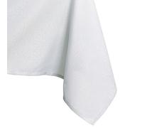 AmeliaHome Lotus Effect Water-Repellent Polyester Tablecloth 140 x 240 cm Empire White